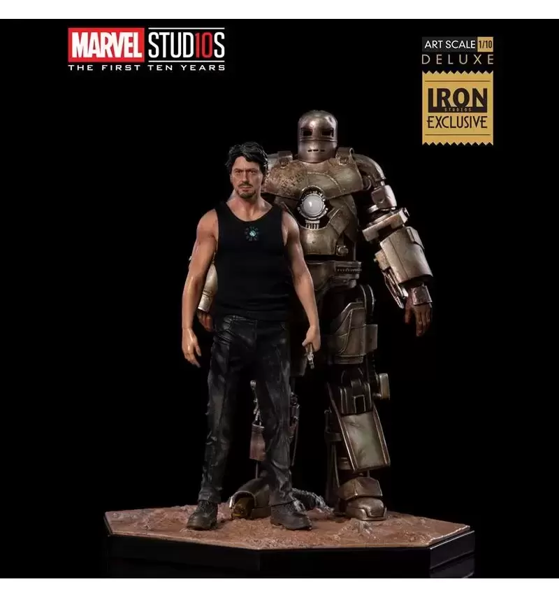 Iron Studios - Iron Man - Tony Stark and Mark 1 - Art Scale Deluxe - 2018 Exclusive
