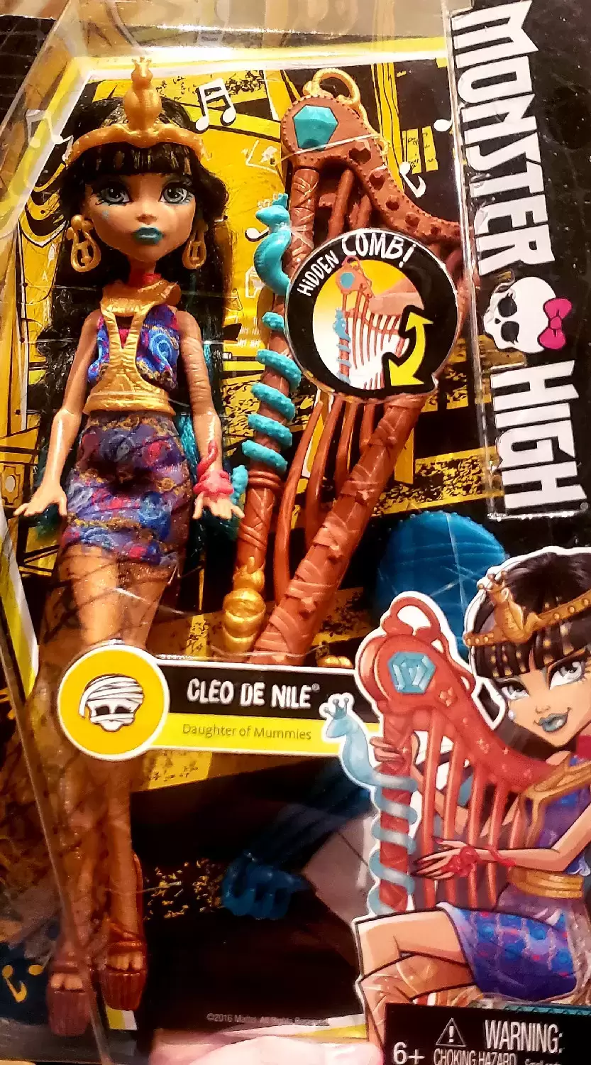 Monster High Dead Tired Cleo De Nile Daughter of The Mummy 2010 Rare  Retired