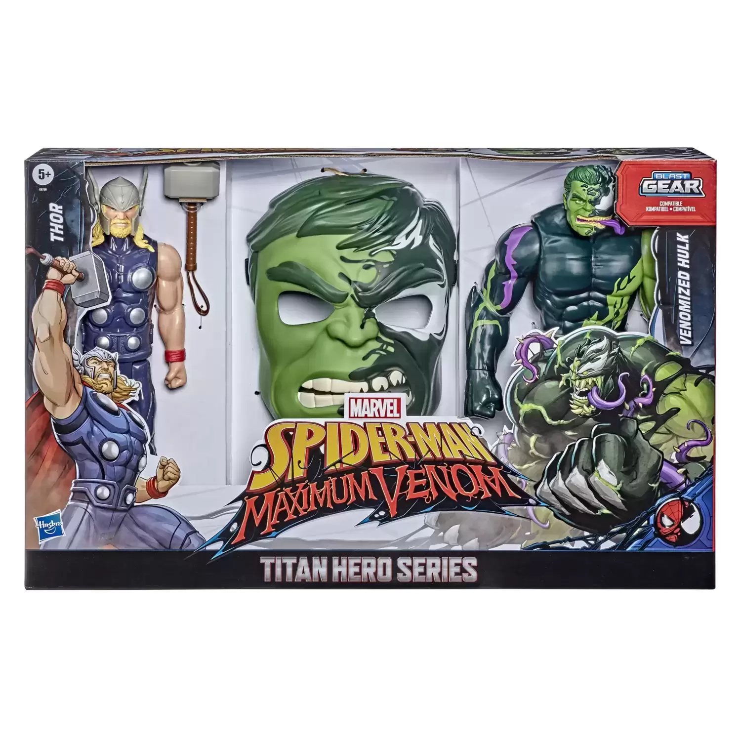 Titan Hero Series - Thor Vs. Venomized Hulk