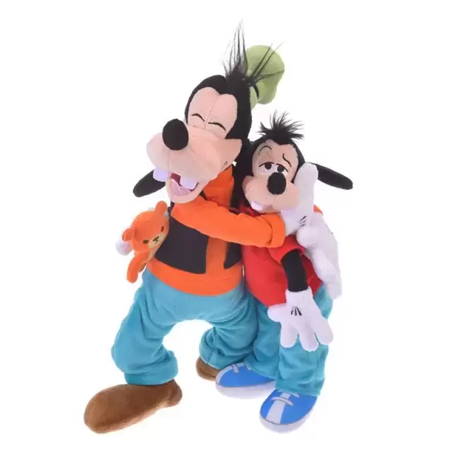 Peluches Disney Store - A Goofy Movie - Goofy And Max Hugging
