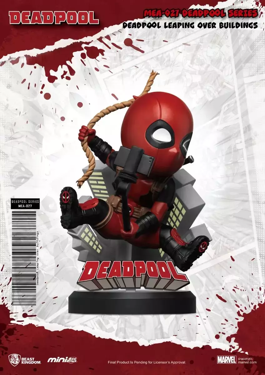 Mini Egg Attack - Deadpool series - Deadpool Leaping over buildings