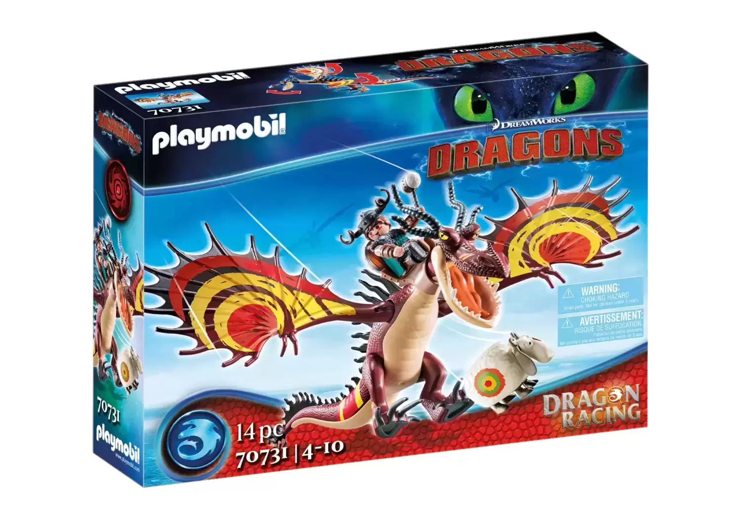 Playmobil Dragon Racing Complete Set with Hiccup and Toothless 