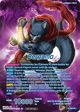 Dragon Ball Super Carte Promo FR - Bergamo // Bergamo, Résurrection vicieuse