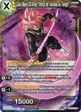 Dragon Ball Super Carte Promo FR - Goku Black SS Rosé, l’Intrus de l’Anneau du Temps