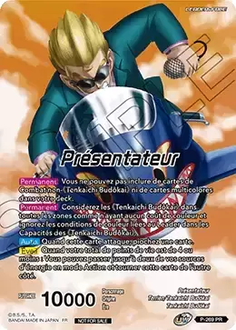 Dragon Ball Super Carte Promo FR - Présentateur // Présentateur, le Retour du Pro du Commentaire !
