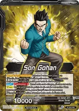 Dragon Ball Super Carte Promo FR - Son Gohan // Son Gohan SS4, Force réveillée