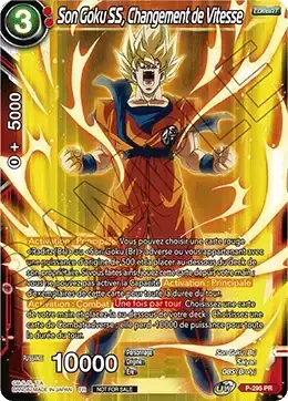 Dragon Ball Super Carte Promo FR - Son Goku SS, Changement de Vitesse
