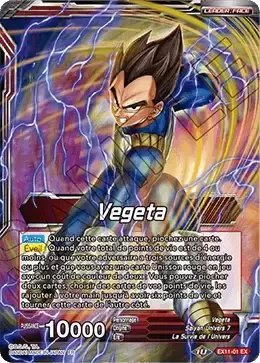Universe 7 Unisson [EX11] - Vegeta // Vegeta, Aspirant à la Destruction