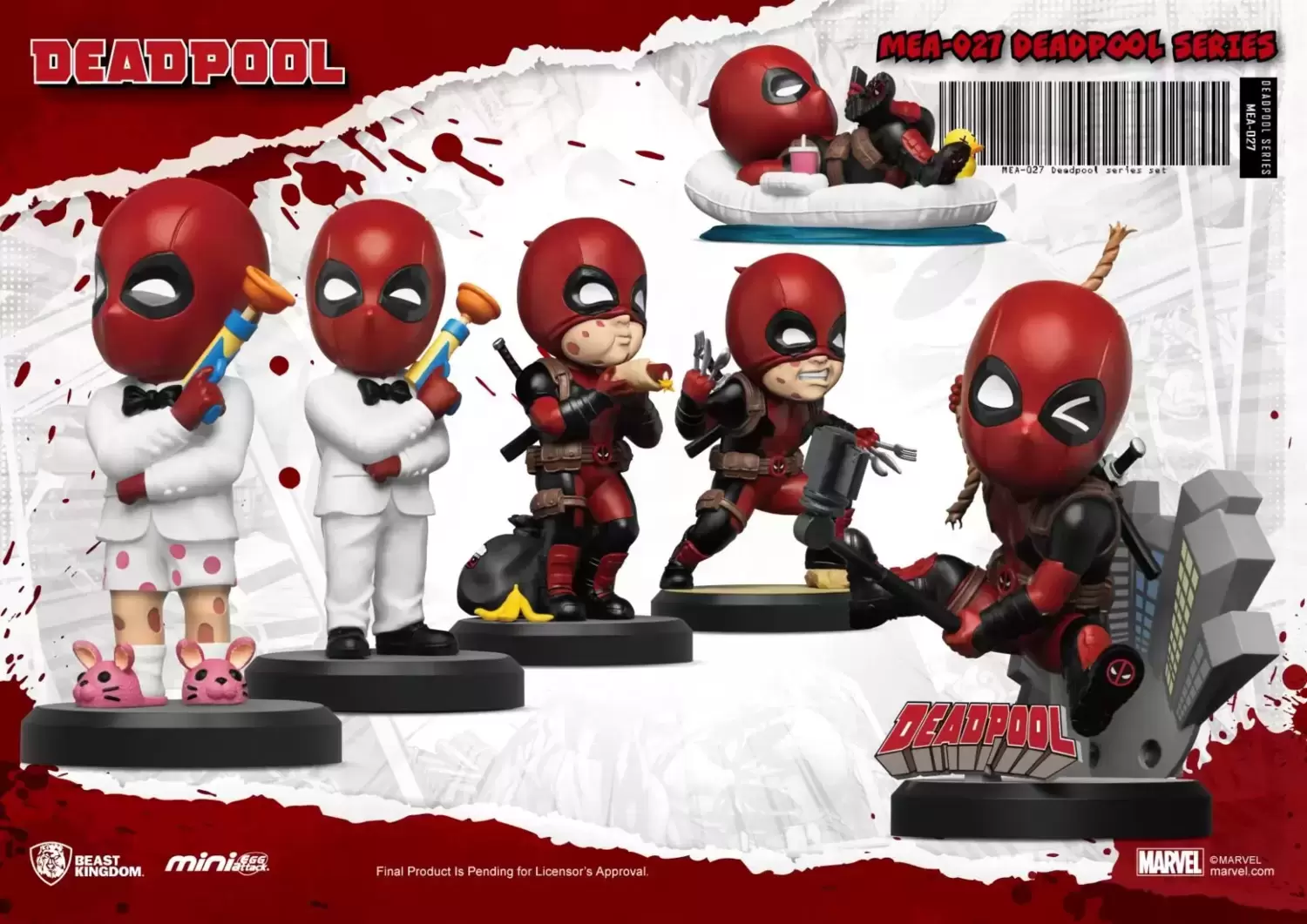 Mini Egg Attack - Deadpool series set