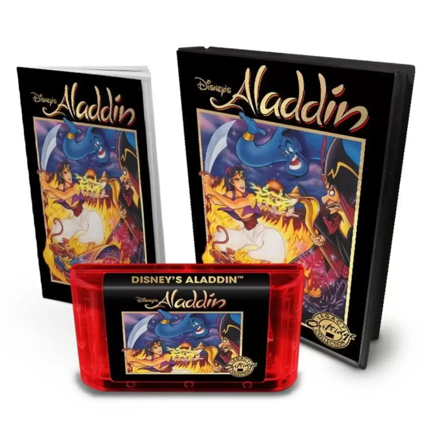 Sega Genesis Games - Aladdin Legacy - Sega Genesis (US) - Red Cartidge