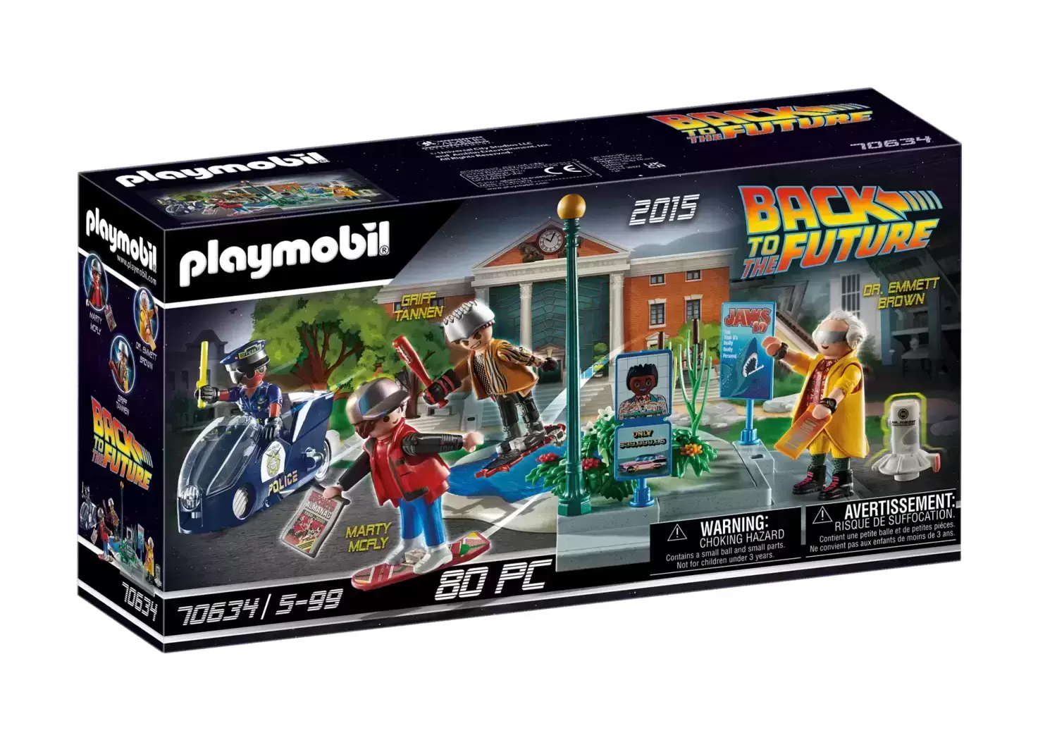 Playmobil Retour vers le Futur - Back to the Future - Partie II - Course d\'hoverboard