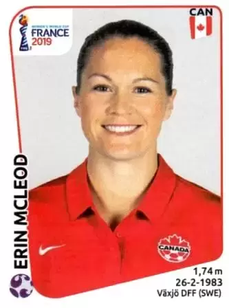 FIFA Women\'s World Cup - France 2019 - Erin McLeod - Canada