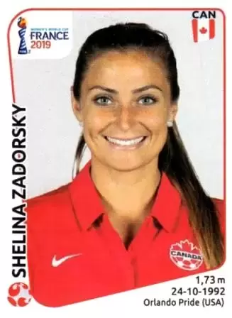 FIFA Women\'s World Cup - France 2019 - Shelina Zadorsky - Canada