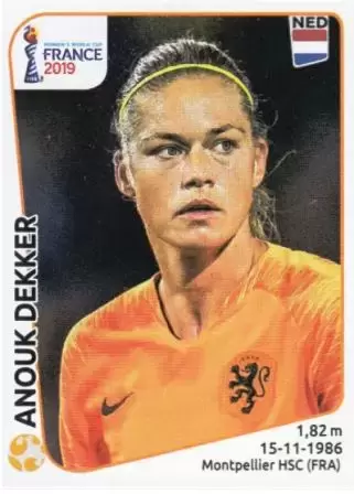 FIFA Women\'s World Cup - France 2019 - Anouk Dekker - Netherlands