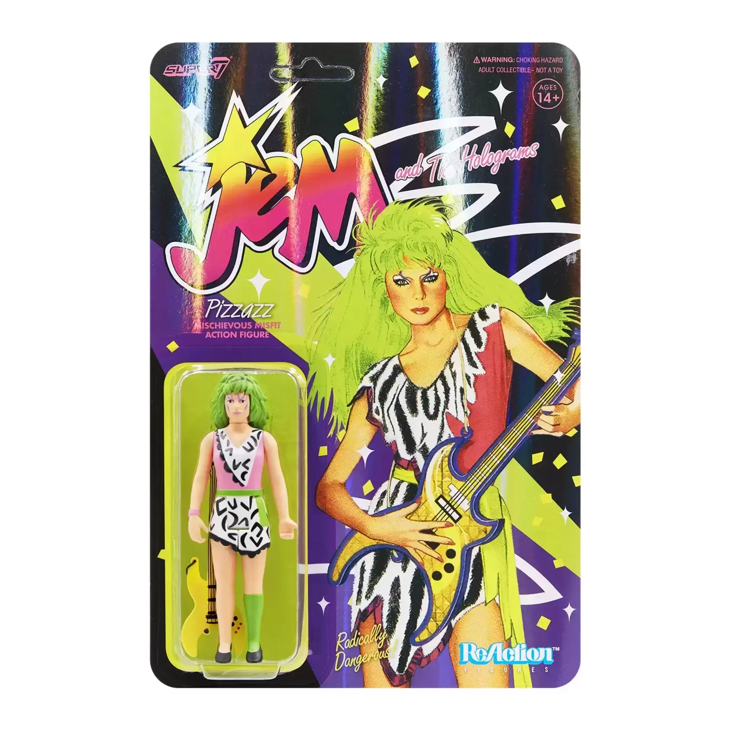 ReAction Figures - Jem and the Holograms - Pizzazz