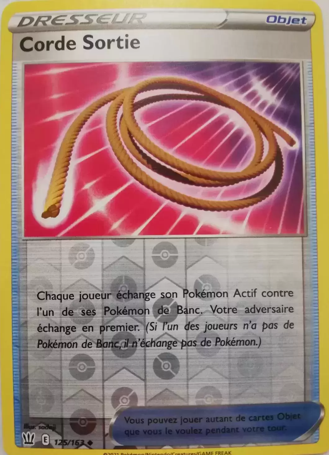 Styles de Combat - Corde Sortie Reverse