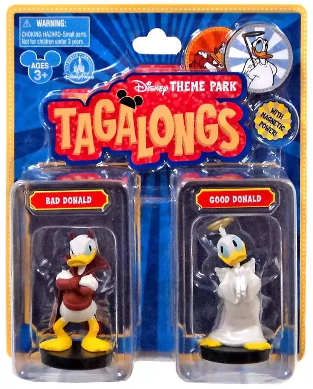 Disney Theme Park Tagalongs - Bad Donald And Good Donald