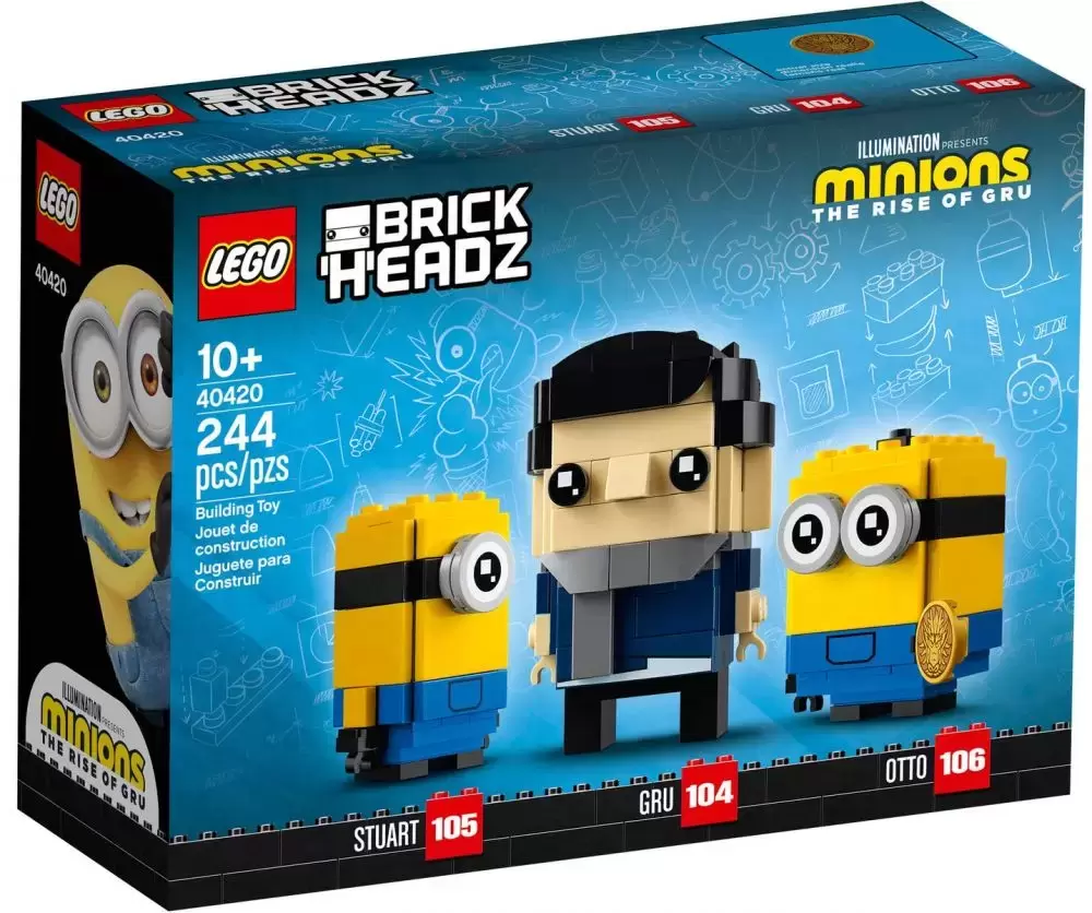 LEGO BrickHeadz - 104 & 105 & 106 - Gru, Stuart & Otto (Minions)