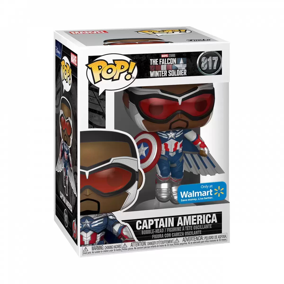 POP! MARVEL - The Falcon and The Winter Soldier - Captain America - Sam Wilson