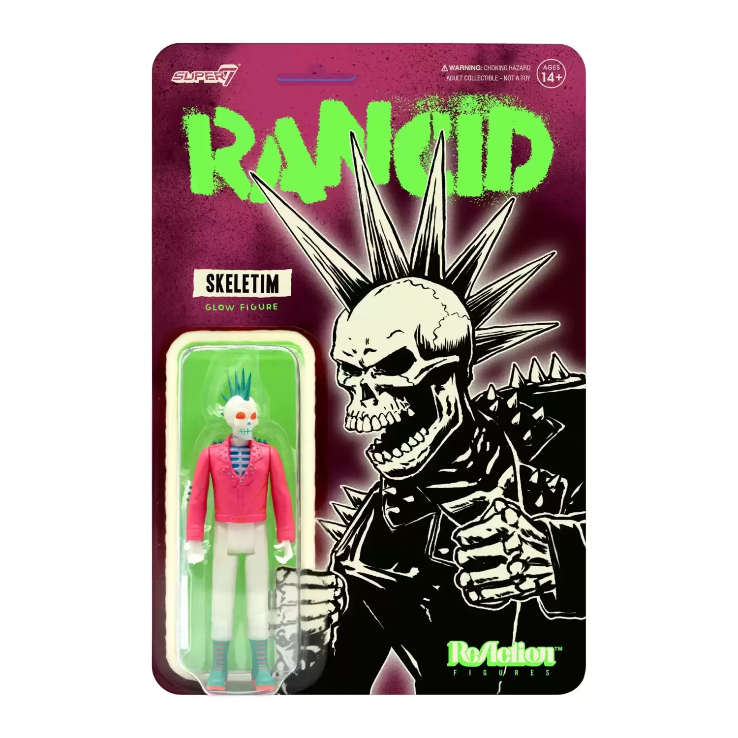 ReAction Figures - Rancid - Skeletim (Glow)