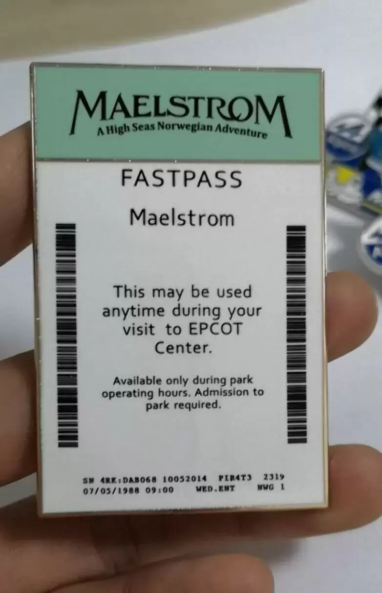 Disney Pins Open Edition - ( Unauthorized) - Maelstrom Fastpass