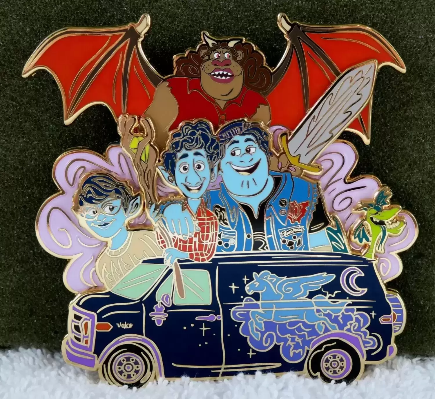 Disney Pins Open Edition - ( Unauthorized) - Onward Character Cluster