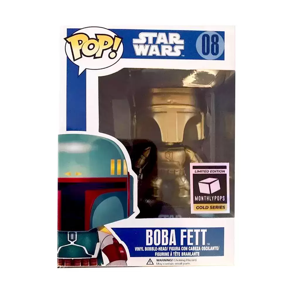 drivende Pogo stick spring angivet Star Wars - Boba Fett (Gold Series) - POP! Star Wars action figure 8