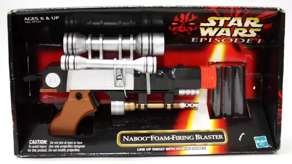 Star Wars Weapons and Items - Naboo Foam-Firing Blaster