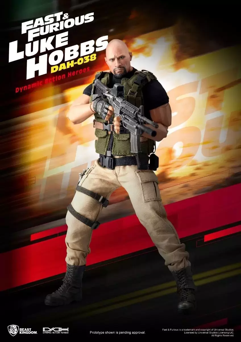Dynamic 8ction Heroes (DAH) - Fast and Furious - Luke Hobbs
