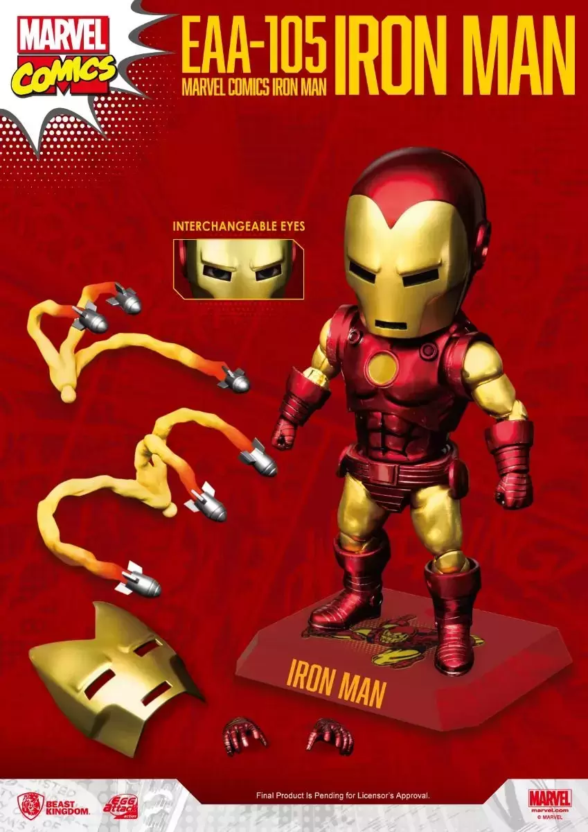 Egg Attack Action - Iron Man Classic Version