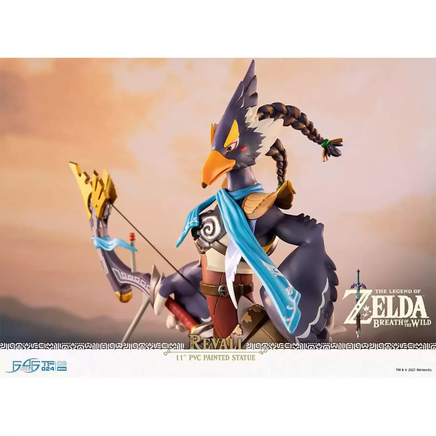 First 4 Figures (F4F) - The Legend of Zelda: Breath of the Wild - Revali 11’’ PVC - Standard Edition