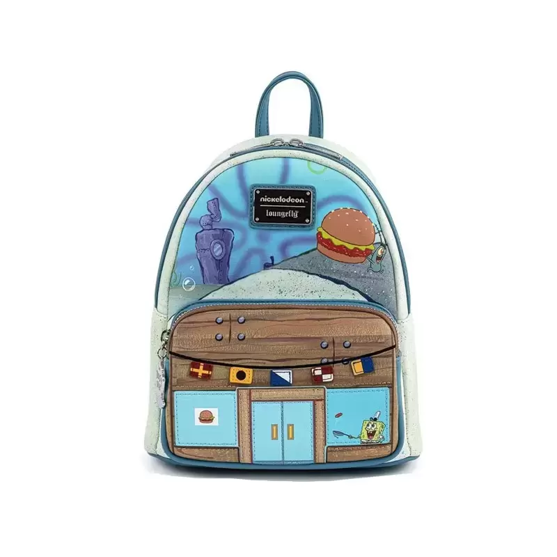 Loungefly - Mini Sac à Dos A Doc Krusty Krab / Bob L\'eponge