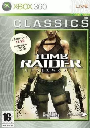 XBOX 360 Games - Tomb Raider Underworld - classics
