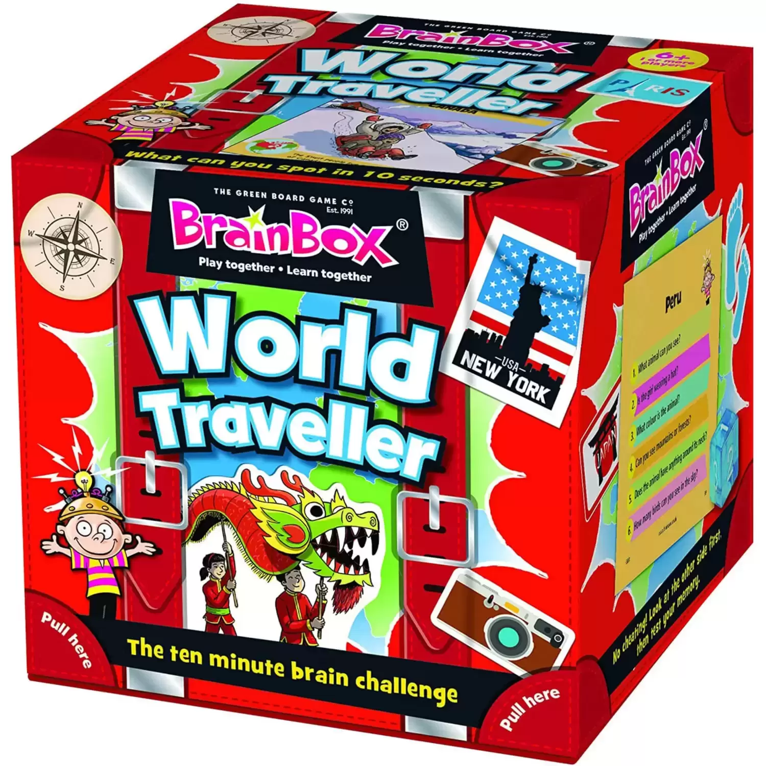 Brain Box - BrainBox World Traveller Edition (55 cards)