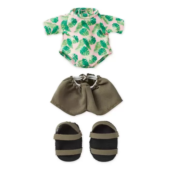 Nuimos Cloths And Accessories - Rash Guard with Shorts and Strap Sandals
