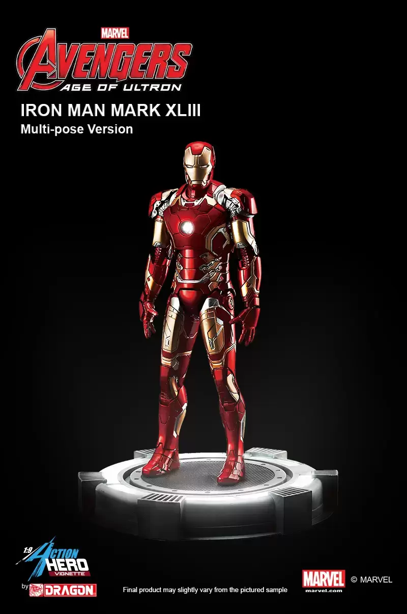 1/9 Action Hero Vignette - Avengers - Age of Ultron - Iron Man Mark XLIII Multi Pose Version