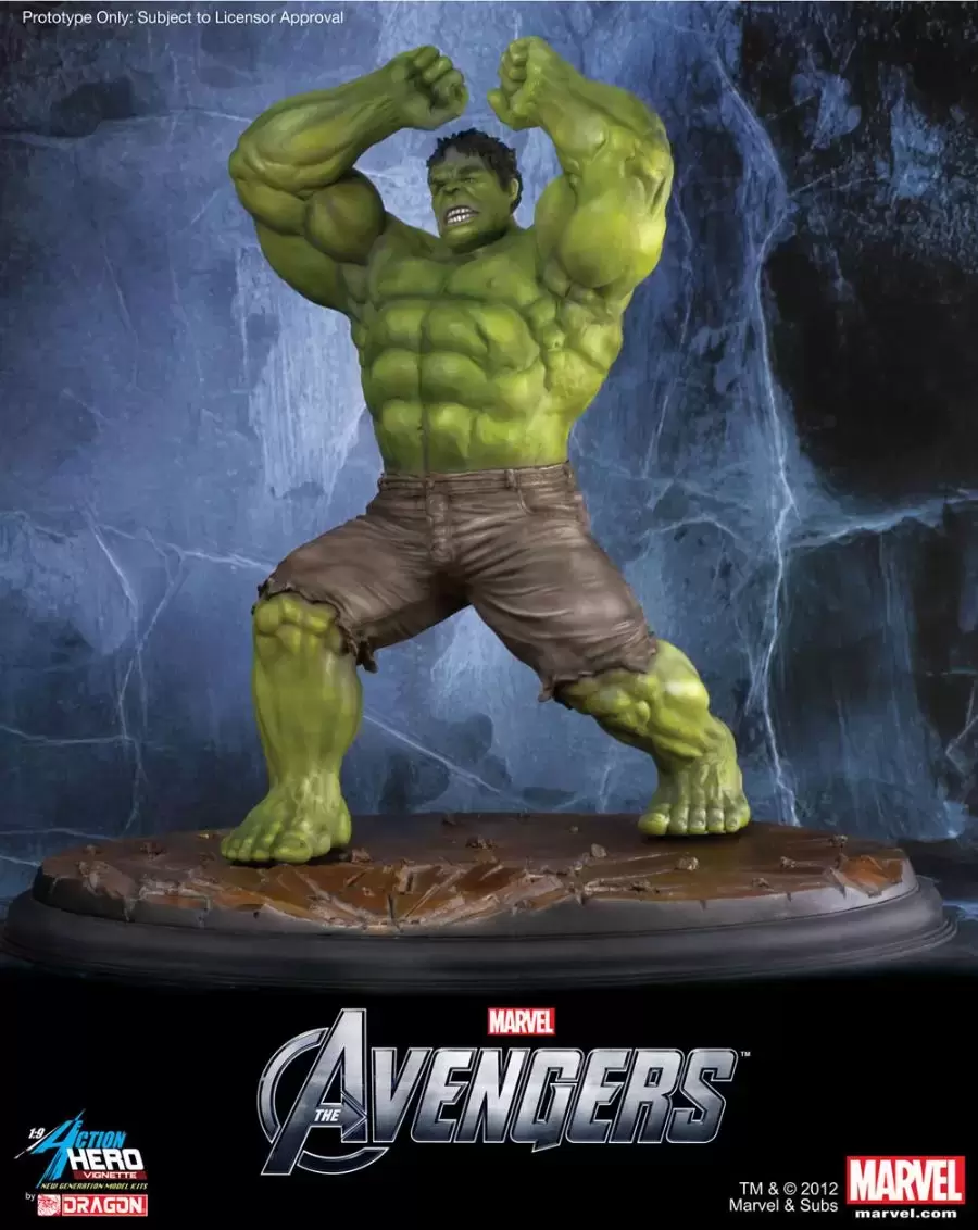 1/9 Action Hero Vignette - Avengers - Hulk