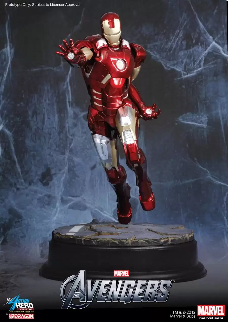 1/9 Action Hero Vignette - Avengers - Iron Man Mark VII