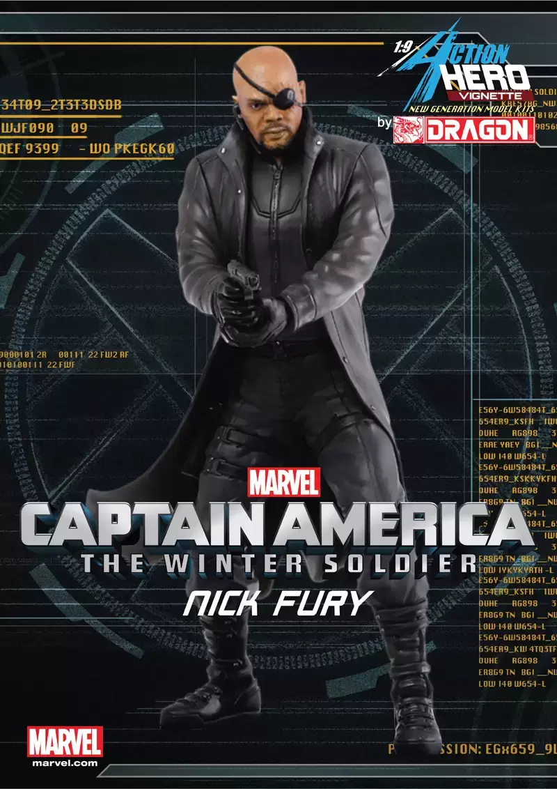 1/9 Action Hero Vignette - Captain America : The Winter Soldier - Nick Fury