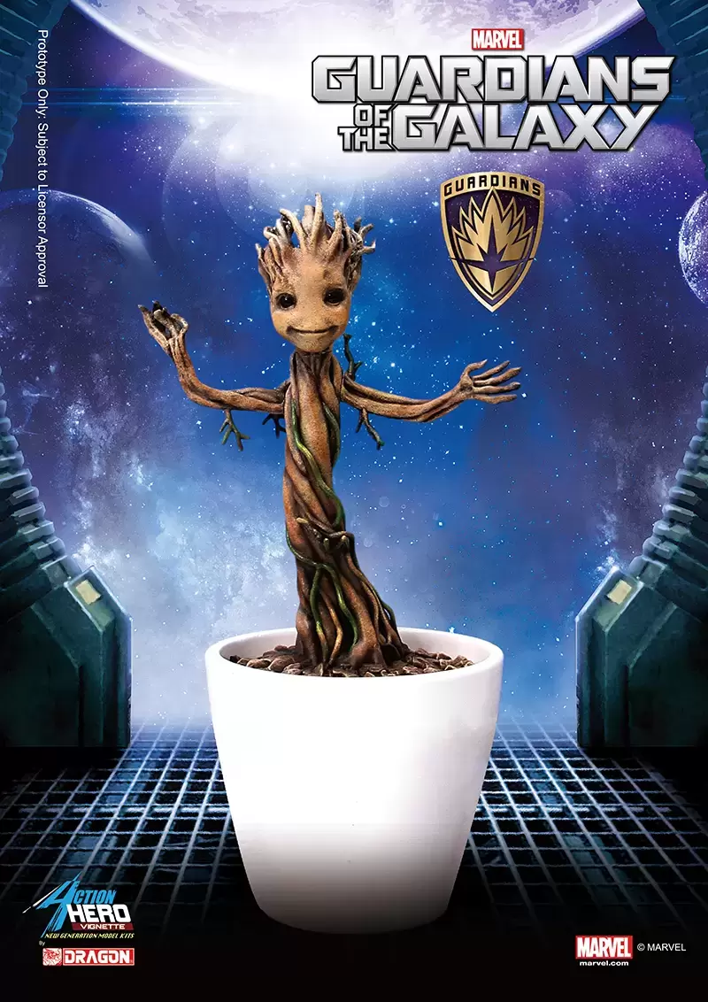 1/9 Action Hero Vignette - Guardians of The Galaxy - Baby Groot