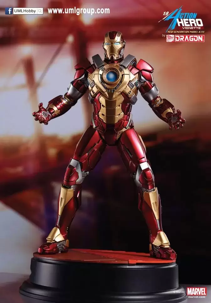 1/9 Action Hero Vignette - Marvel - Iron Man Mark XVII Heartbreaker Armor