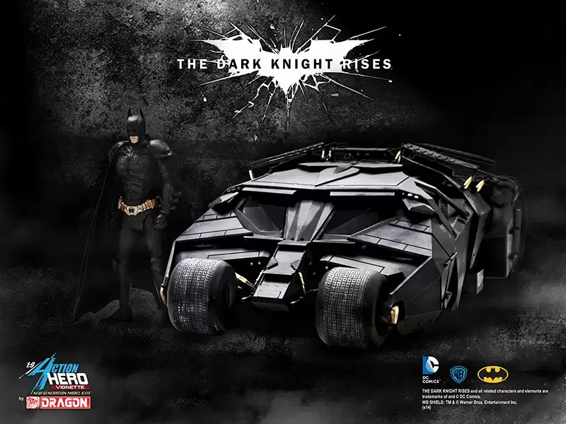 1/9 Action Hero Vignette - The Dark Knight Rises - Batman and Tumbler