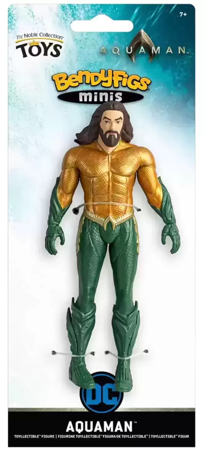BendyFigs - Noble Collection Toys - Aquaman - Bendyfigs Mini