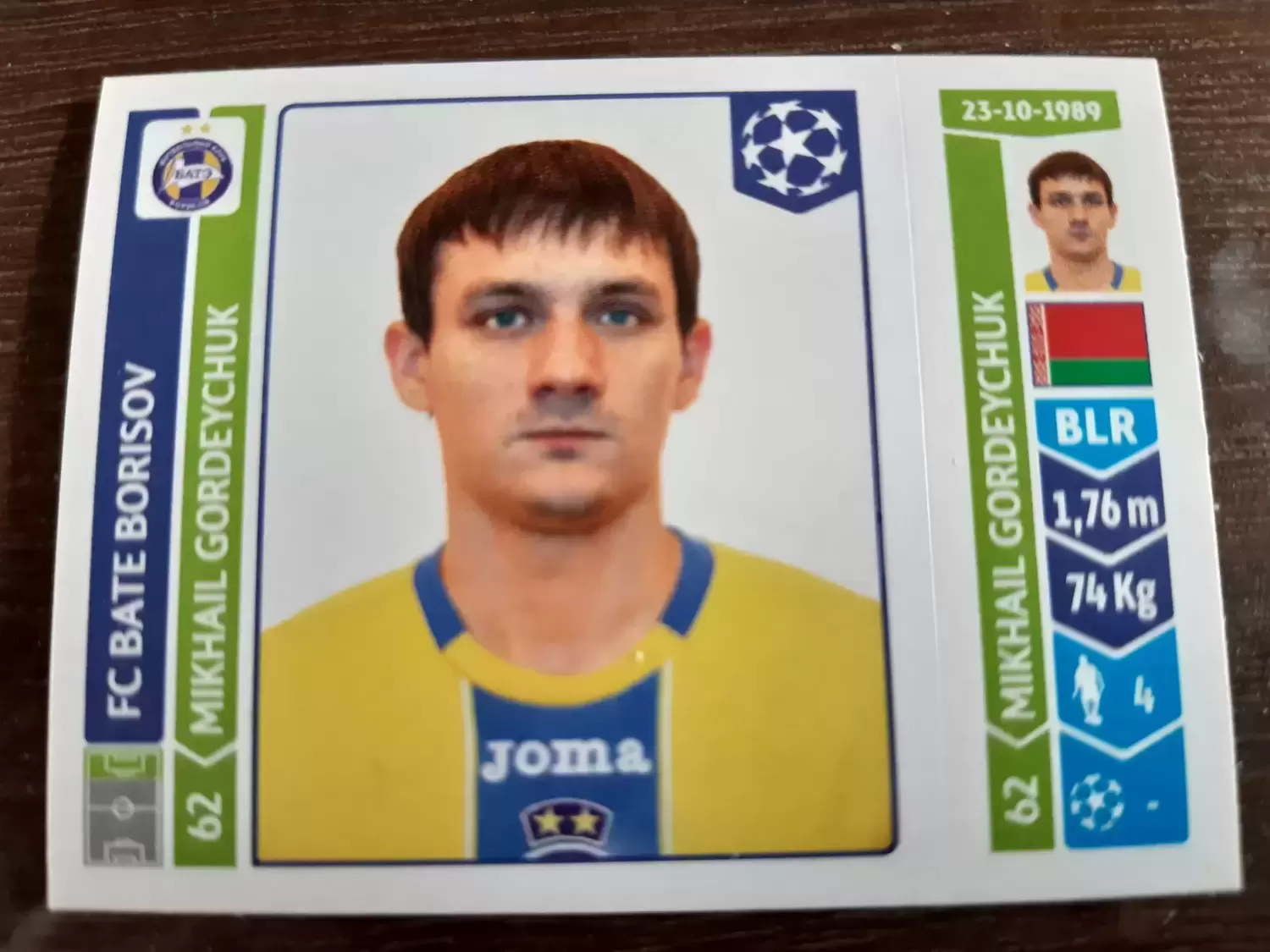 UEFA Champions League 2014-2015 - Mikhail Gordeychuk - FC BATE Borisov