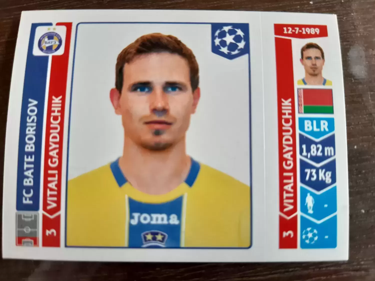 UEFA Champions League 2014-2015 - Vitali Gayduchik - FC BATE Borisov