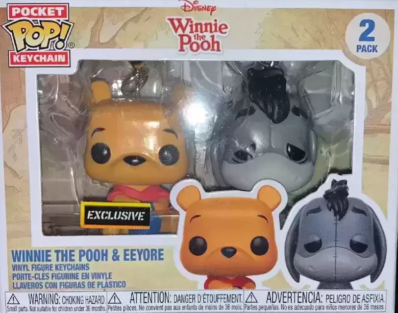 Disney - POP! Keychain - Disney - Winnie the Pooh & Eeyore 2 Pack