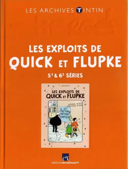 Les Archives Tintin  - Atlas - Les Exploits de Quick et Flupke - 5e & 6e séries
