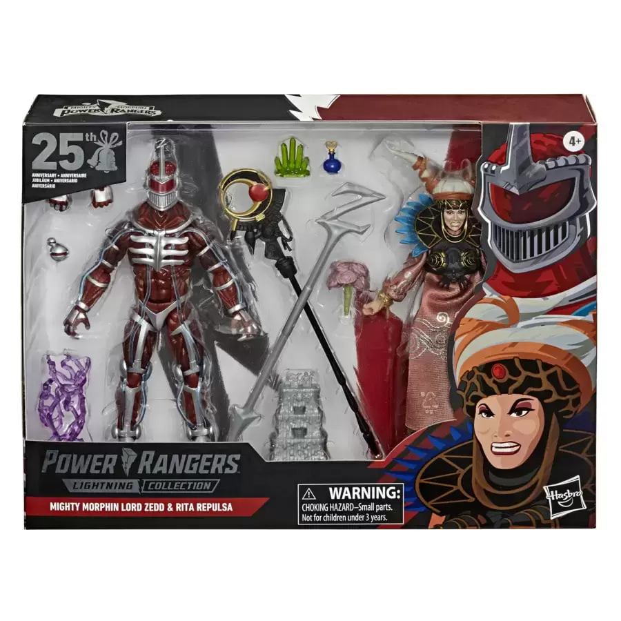 Power Rangers Hasbro - Lightning Collection - Mighty Morphin Lord Zedd & Rita Repulsa