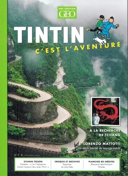 Tintin c\'est l\'aventure - Géo - Tintin - c\'est l\'aventure - n° 5