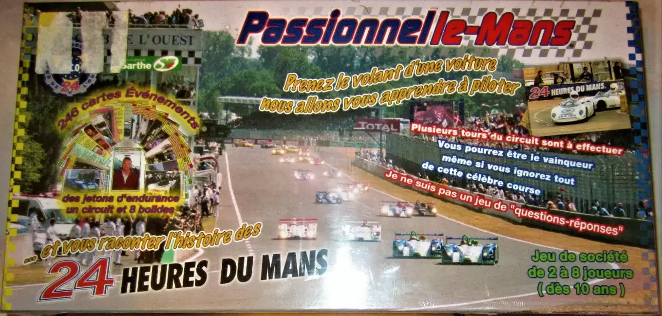 MB - Milton Bradley - PassionnelleMans racontez l\'histoire des 241 heures du Mans